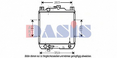 AKS DASIS 320200n -  Радиатор, охлаждение двигателя